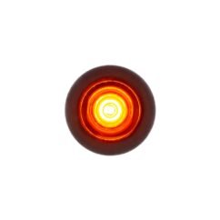1 Led Mini Clearance Light Amber Led With Amber Lens With Rubber Grommet