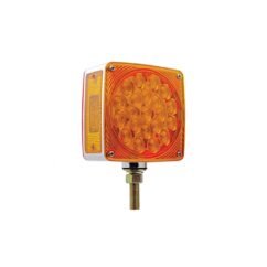 Turn Signal Light - RH, 45 LED, Double Face, Square, Amber/Red LED/Lens