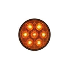 Turn Signal Light - 7 LED, 4" Competition Series, Amber LED/Lens