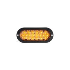 OVAL FLANGE MOUNT LED FLEET SEALED LIGHT-AMBER/AMBER