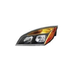 Headlight LH Black